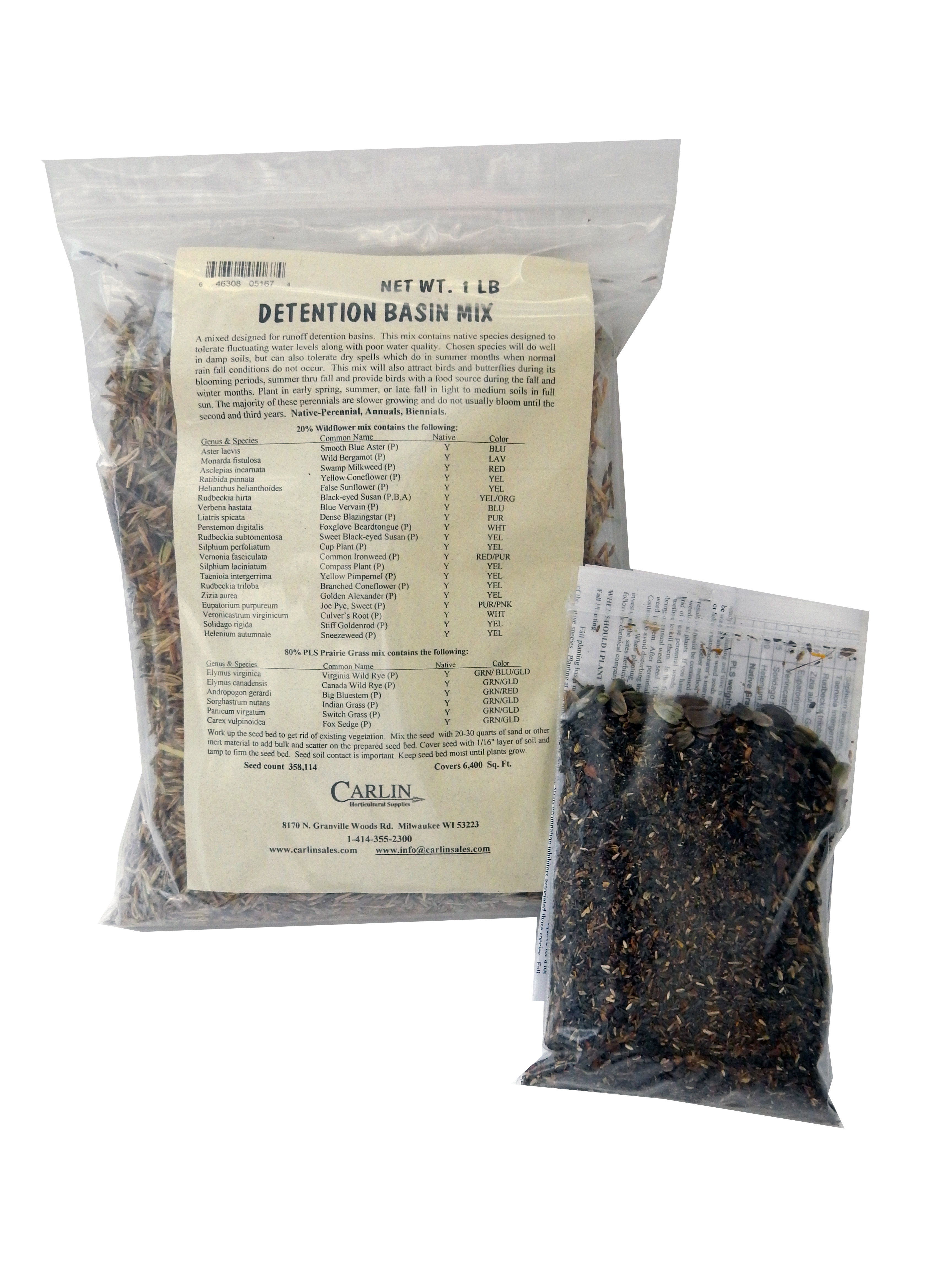 Detention Basin Mix 1 lb - Wildflower Seed